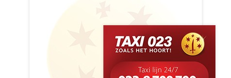Taxi 023 in Haarlem